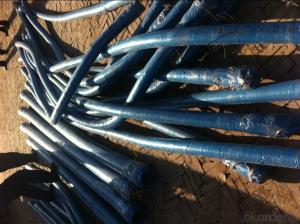 RUBBER END HOSES  with two sides flange 6 METERS DN 80 MM System 1
