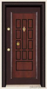Turkey Style Steel Wooden Armored Doors with Good Prices