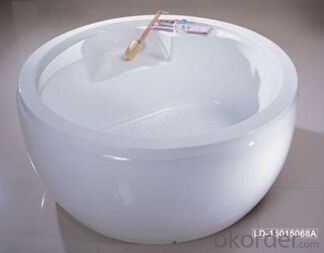 Besma acrylic bathroom tubs round shape B-7303
