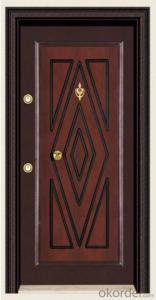 Turkey Style Steel Wooden Armored Doors with Good Prices