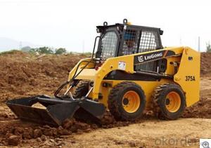 Skid Steer Loader CLG375AIII,Simple dual hand control system System 1