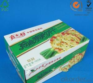 colorful prining customized usful paperboard food package System 1