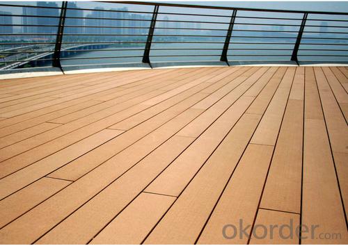 Wood Plastic Composite Solid Decking for prefect project System 1