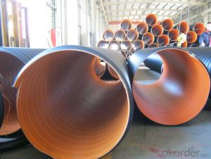 PVC Pipes Steel Band Reinforced Corrugated Pipe with High Pressure Resistance System 1