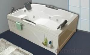 Deluxe hydro massage extra long bathroom bathtub