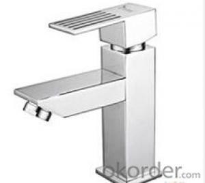 Water Tap Single Cold Basin Faucet Wash Square Bathroom Faucets