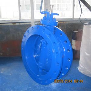 GGG40 Double Flange Eccentric Butterfly Valve System 1
