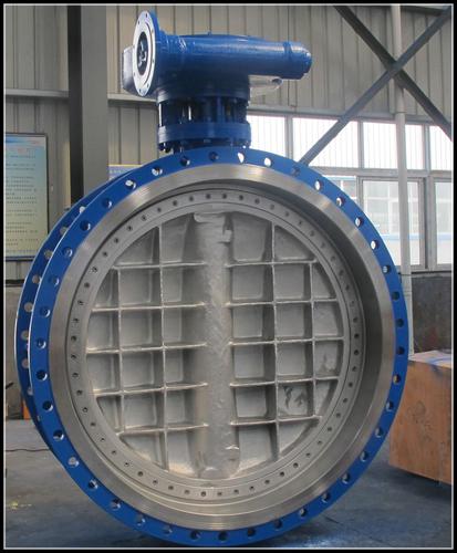Double Flange Three Eccentric Butterfly ValveDN1600 PN25 System 1
