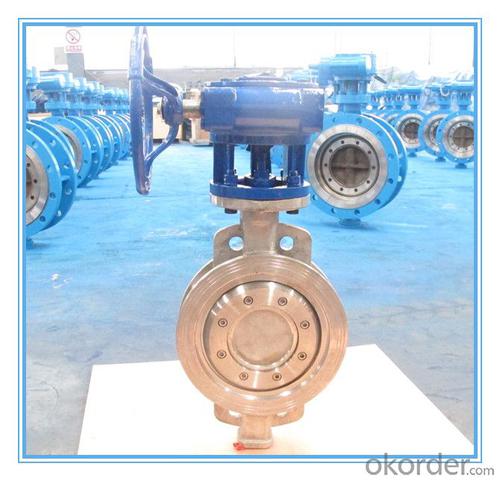 Wafer Type PTFE seated  Butterfly Valve with Handle wheel/Lever operation System 1