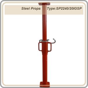 Export Steel Props /painted surface steel prop / telescopic steel prop / red color prop 2.2-4M System 1
