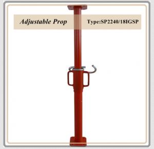 Export Adjustable Props /painted surface steel prop / telescopic steel prop / red color prop 2.2-4M System 1