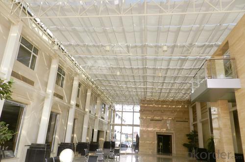 FCS Folding Roof Blinds for Indoor Sunshade Project System 1