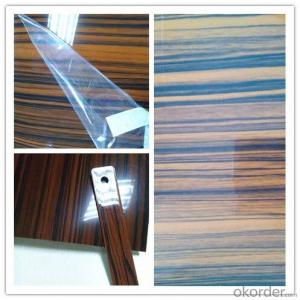 PVC Wood Grain Decorative and Matter Surface Film HJC009-4 System 1