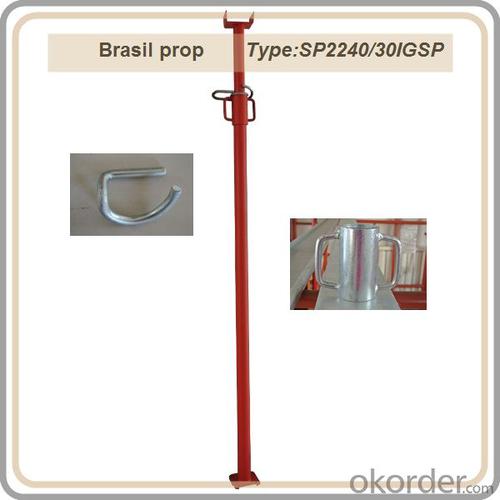 Brasil prop / telescopic steel prop / red color prop 2.2-4M System 1