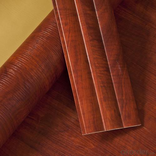 Plastic Sheets PVC Wood Grain Decorative and Matte Surface Film 0106 System 1