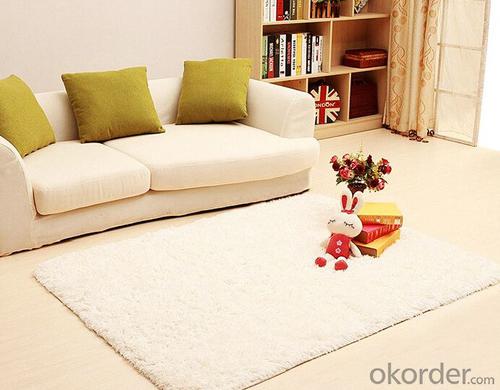 Carpet 3D Handmade Striped Carpets and Rugs Silk Polyester System 1