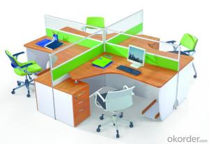 Office Table/Desk Hight Quality Wood MDF Melamine/Glass CN688 S