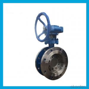 JIS Standard  10 K Butterfly Valve With Double Flange