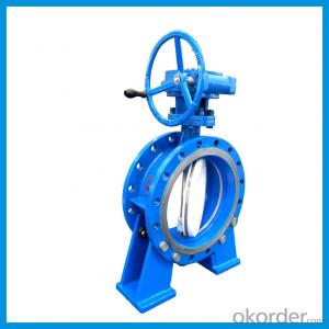 Double Flange three offset metal seal butterfly valve