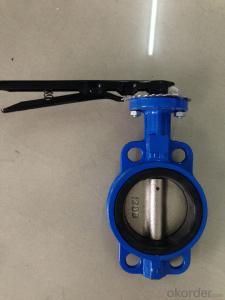 The handle Wafer Butterfly Valve DN25-DN300 System 1