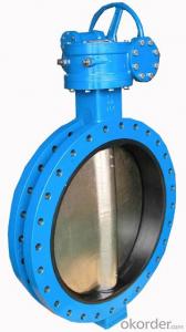 "U" type flanged butterfly valve DN40-DN1800 System 1