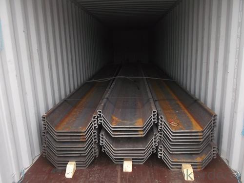 U Steel Sheet Pile/ 400*85*8mm/ Export Steel Sheet Pile 400*85*8mm System 1