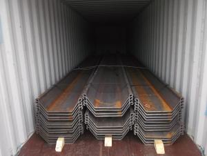 U Steel Sheet Pile/ 400*100*10.5mm/ Export Steel Sheet Pile with High Quality