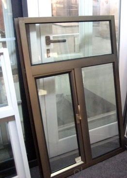 Aluminum Window  with Beautiful Style Double Glass and Triple Pane Factory System 1