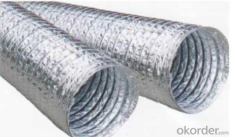 Super Flexible Aluminum ventilation hose aluminum foil air duct expandable aluminium ducting