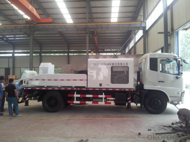 LHBC80 High output diesel engine truck mounted concrete pum