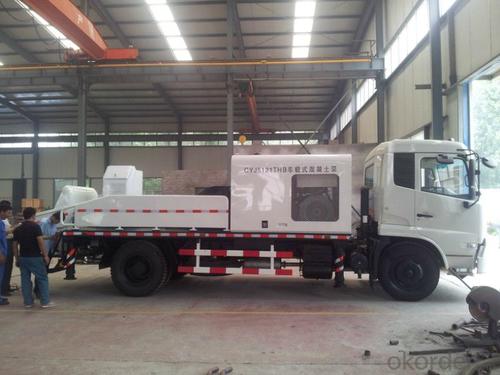 LHBC80 High output diesel engine truck mounted concrete pum System 1