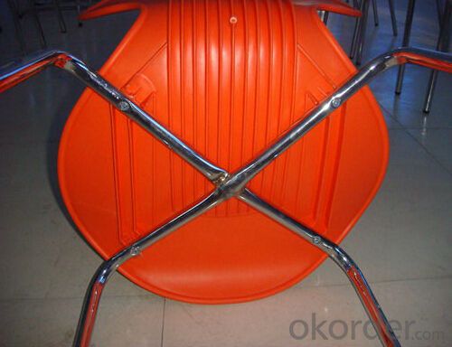 Plastic Chair for Outdoor Cafe Shop and Fast Food Snack Bar Use