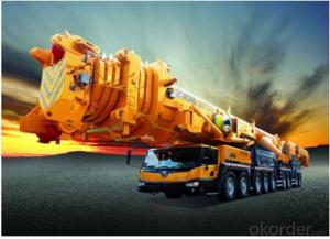 QAY1200 all terrain crane adopts 8-segment single-cylinder bolt variable section telescopic boom