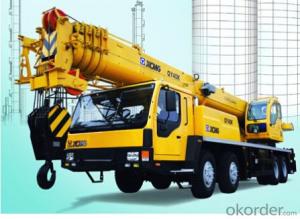 TRUCK CRANE QY40K,,full luxury cab with large view and new orthodrome streamline operating cab
