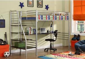 Hot Selling Twin over Twin Metal Bunk Bed with Stairs 707 From Fortune Global 500 Company