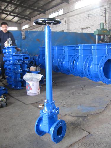 2014 water /oil/gas casting steel rising stem gate valve System 1