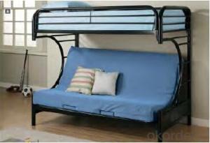 Hot Selling Metal Bunk Bed with futon 2253 From Fortune Global 500 Company