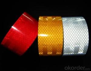 Double Color Reflective Tape for Safety, Warning Tape for Road Traffic Sign