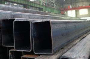 steel rectangular shaped tube with various specification