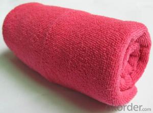 Microfiber cleaning towel with high absorbtion