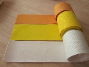 White soft absorbent plain spunlace nonwoven fabrics