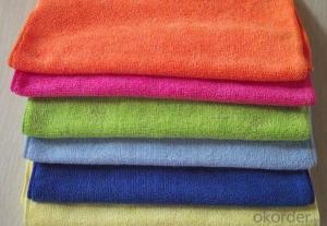 Microfiber cleaning towel with plenty colors