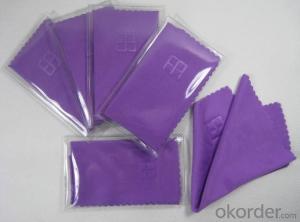 Glasses cleaning cloth with custom logo design