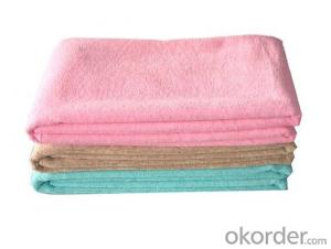 Microfiber cleaning towel with pure color design System 1