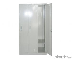 Metal Locker Steel Cabinet Office Furniture School Use  Double Door with Drawer Multi-use