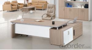 Office Table/ Excutive Desk Modern Wooden MDF Melamine/Glass Modular D245