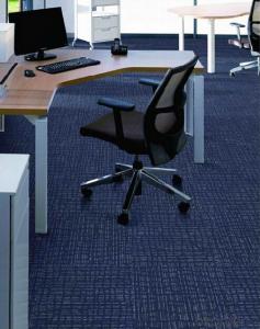Nylon Jacquard Multi-level Loop Pile Carpet Tile