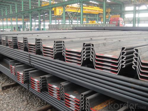 SY295 Larsen Steel Sheet Pile Wall System 1