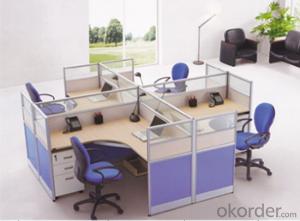 Modern Wood MDF Melamine/Glass Modular Office Table/Desk CN919 System 1