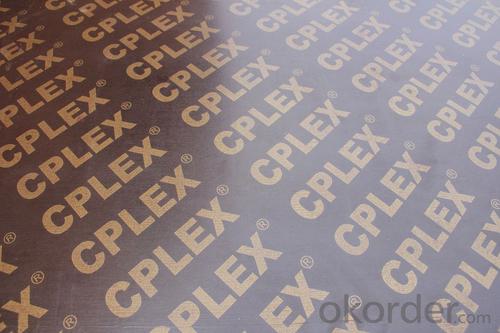 1 4 Plywood Film Faced Plywood Brown / China & Dubai / Brand:Cplex / Finger Joint Core / WBP / 4'x8'x18mm System 1